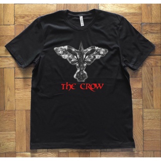 Newest Style MenS Tee Summer The Crow T-Shirtเสื้อยืดผ้าฝ้ายแขนสั้นฤดูร้อน
