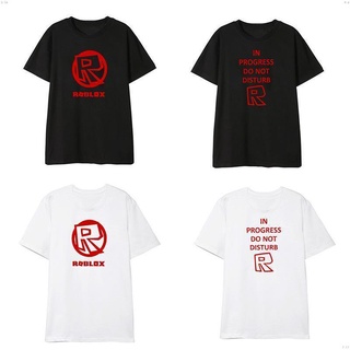 เสื้อยืดโอเวอร์ไซส์เสื้อยืดแขนสั้น พิมพ์ลาย ROBLOX ทรงหลวม สไตล์สตรีท แฟชั่นบอททอม สําหรับผู้ชาย และผู้หญิงS-4XL