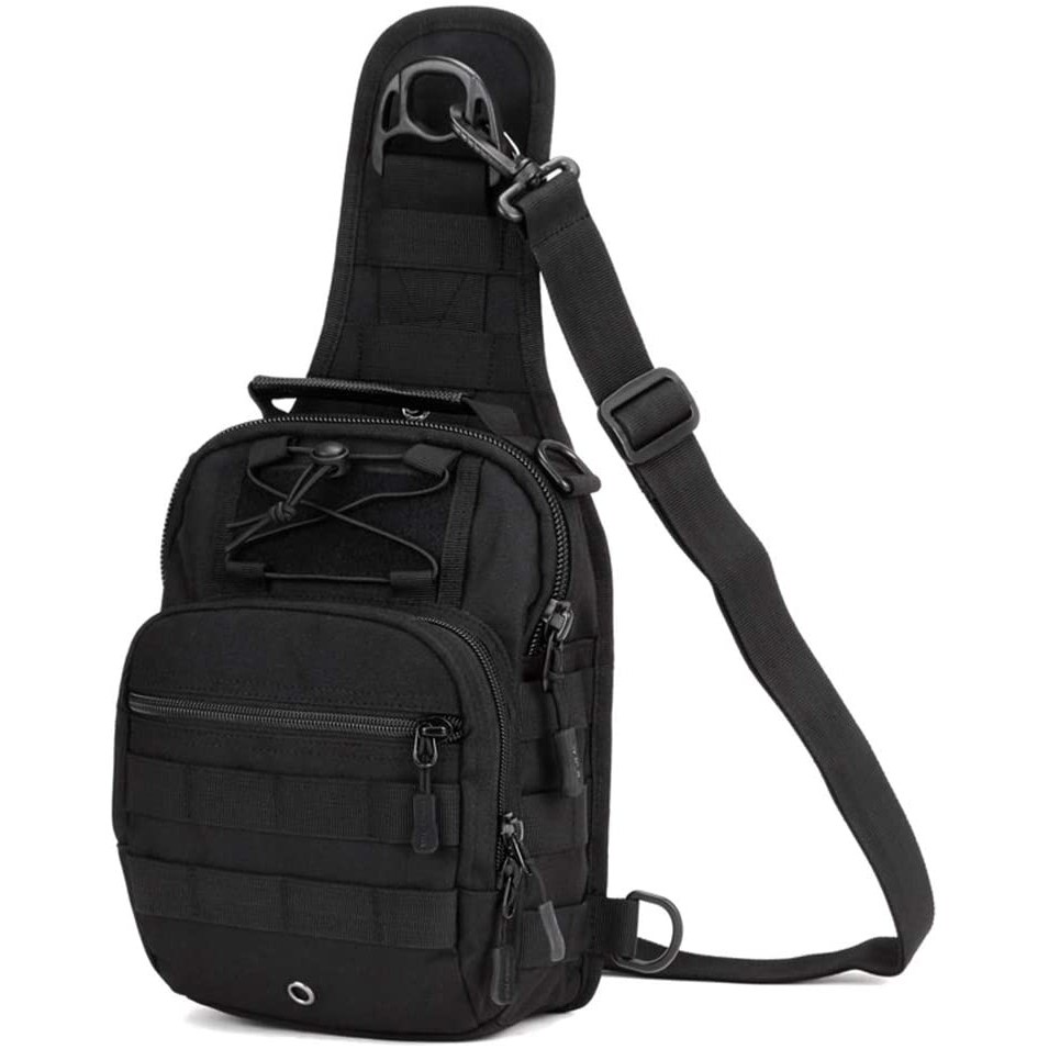 protector-plus-tactical-military-molle-sling-chest-bag-สีดำ-black-กระเป๋าสะพายข้าง-กระเป๋าคาดอก-ยุทธวิธีทหาร-เดินป่า