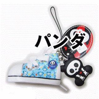 แท้ 100% จากญี่ปุ่น พวงกุญแจ สายเชือก Skel Animals Sneaker With Strap Mascot Cell Phone Strap (Panda Chunky)