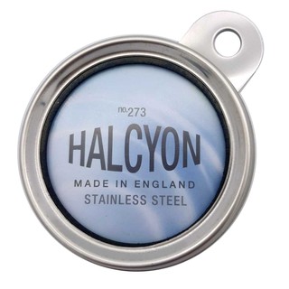 ป้ายวงกลม Halcyon No.273 สีสแตนแลส ของแท้ จากอังกฤษ made in england
