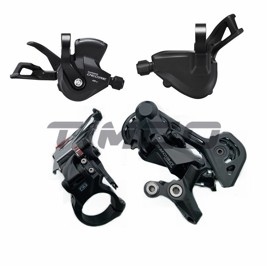 Dérailleur Avant Shimano Deore FD-M618 2x10 Vitesses, Montage Direct Mount - Noir