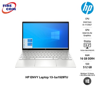 HP Notebook -โน๊ตบุ๊ค HP Envy Laptop 13-ba1529TUNatural Silver (4C7X3PA) ลงโปรแกรมพร้อมใช้งาน [ออกใบกำกับภาษีได้]