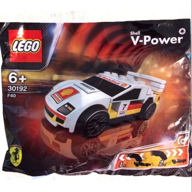เลโก้ Lego Shell V-Power Polybag 30192 Ferrari F40 (Shell V-Power ...