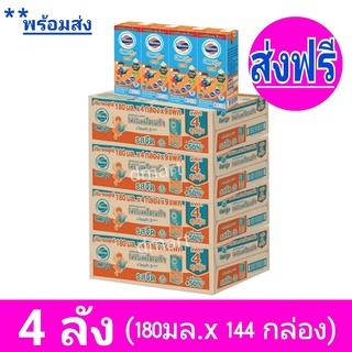 [ ส่งฟรี ] x4ลัง โฟร์โมสต์ โอเมก้า 369 Foremost Omega UHT ขนาด 180 มล. รสจืด - ขายยกลัง! (x4 ลัง) รวม 144 กล่อง