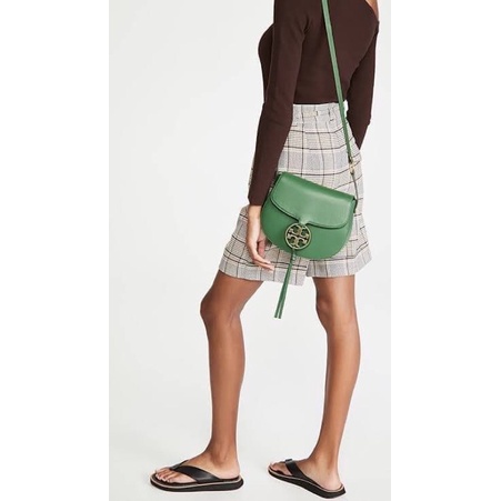 Tory Burch Miller Metal Saddle Bag Shopee Thailand