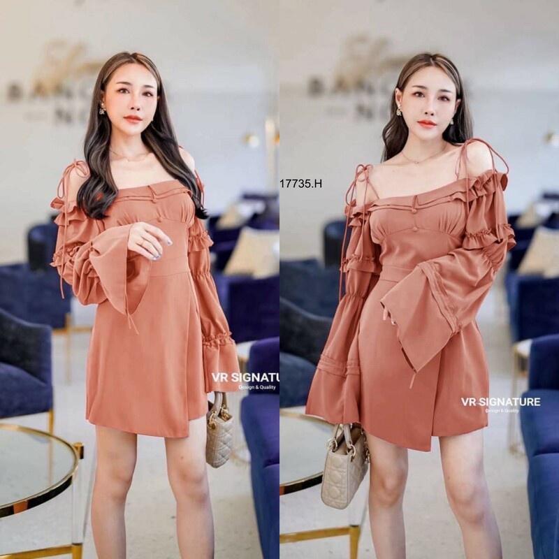 b17735-jumpsuit-จั้มสูทขาสั้น-jumpsuit-short-jumpsuit