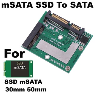 MSATA SSD To 2.5 SATA 6.0gps Adapter Converter Card Module Board Mini PCIe SSD