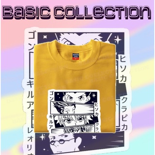 HUNTER X ฮันเตอร์เสื้อยืดผ้าฝ้ายคุณภาพสูง m.K