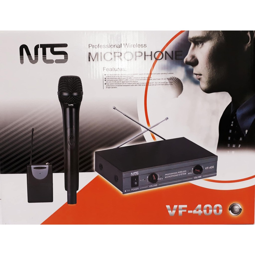 nts-vf-400-handheld-ไมโครโฟนไร้สาย-vhf-ไมค์ถือคู่