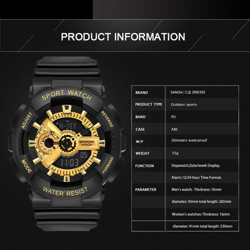 sanda-watches-digital-pointer-waterproof-couple-watch