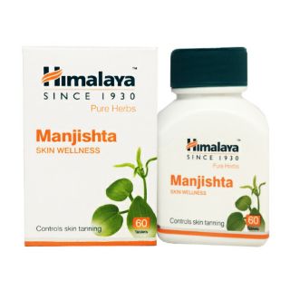 ภาพขนาดย่อของสินค้าHimalaya Manjishtha/Manjishta รักษากระ ลบจุดด่างดำ 60 เม็ด