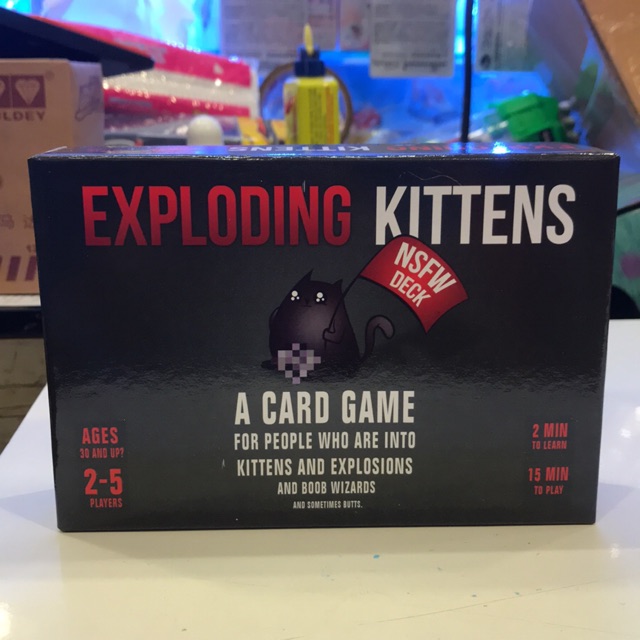 บอร์ดเกมส์จีน-exploding-kitten-nsfw-desck