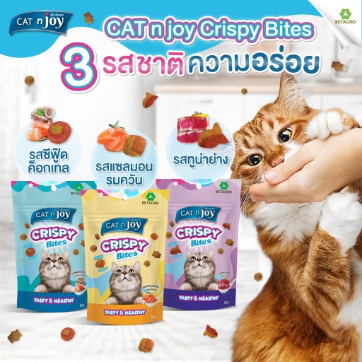 3-รสชาติ-cat-n-joy-crispy-bites-แค็ท-เอนจอย-คริสปี้-ไบท์-ขนมสำหรับแมว-60-กรัม