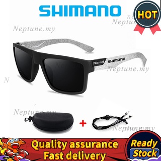 ภาพหน้าปกสินค้า[พร้อมส่ง] Shimano แว่นตากันแดด เลนส์โพลาไรซ์ ป้องกันรังสียูวี 400 สไตล์คลาสสิก สําหรับผู้ชาย เหมาะกับการขับขี่ ขี่จักรยาน ตั้งแคมป์ เดินป่า ตกปลา ที่เกี่ยวข้อง