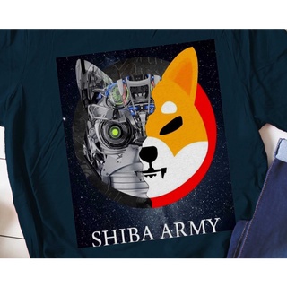 เสื้อยืดโอเวอร์ไซส์Shiba Army, Shibu Inu Crypto Currency Meme, Shiba Army, Shiba Army, Dog, Shiba Inu เหรียญ, Shiba Inu,