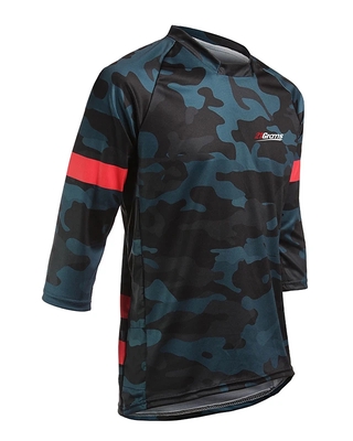 เสื้อกีฬาแขนยาว ลายทีมขี่จักรยาน Downhill 2024 สําหรับผู้ชาย