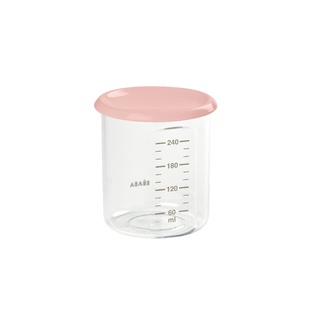 BEABA กระปุกเก็บอาหาร Tritan ฝาปิดสูญญากาศ Maxi Portion 240 ml Tritan Vintage Pink
