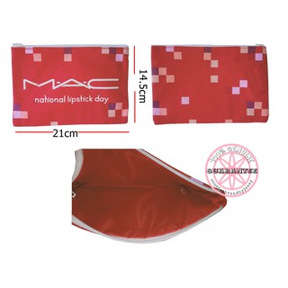กระเป๋าเครื่องสำอางแมค MAC Red Pouch