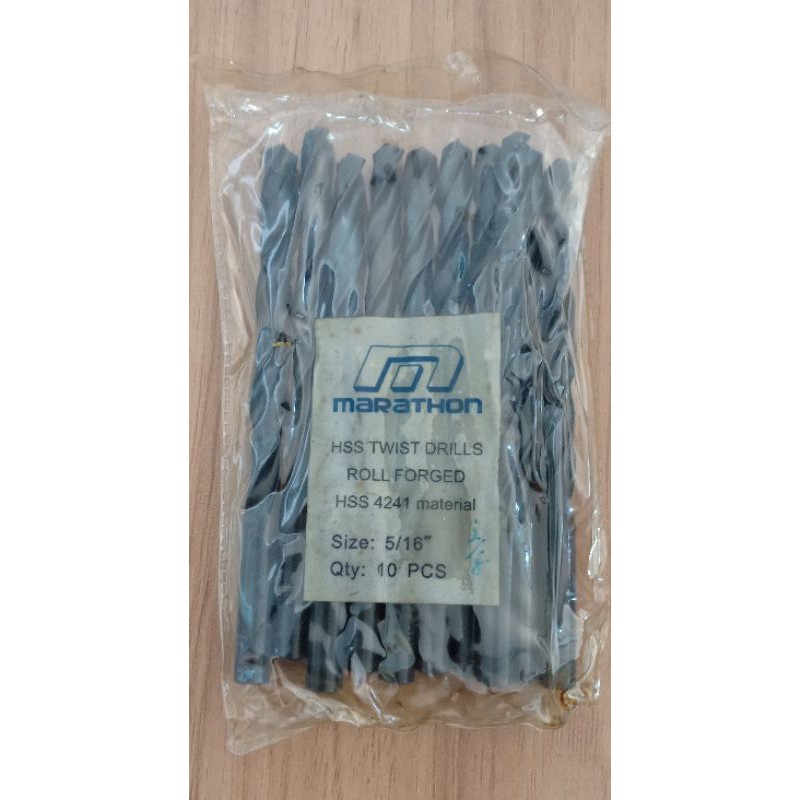 ดอกสว่าน เจาะเหล็ก มาราธอน 5/16 นิ้ว HSS 4241 สีดำ (ราคาต่อชิ้น ...