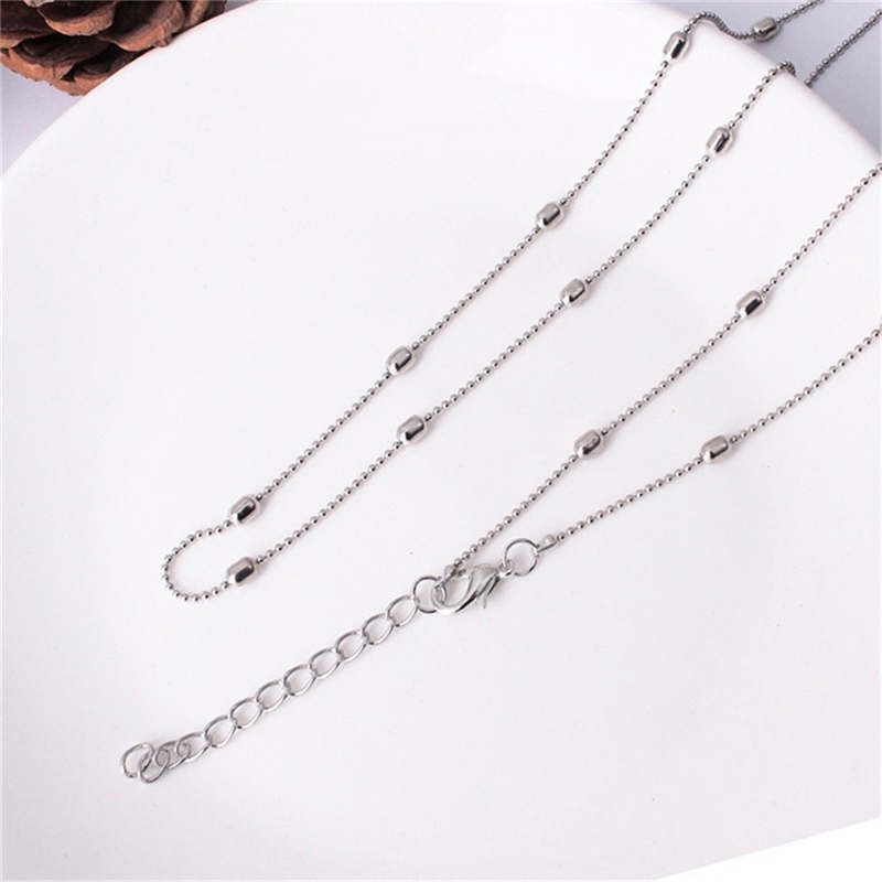 ภาพหน้าปกสินค้าCasual Fashion Street Shooting Body Clothing Chain Copper Bead Chain Simple Waist Chain จากร้าน topfine.th บน Shopee