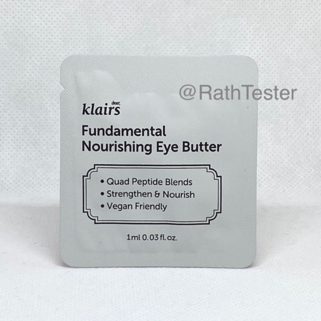 ภาพหน้าปกสินค้าพร้อมส่ง 100% DEAR KLAIRS Fundamental Nourishing Eye Butter 1ml.