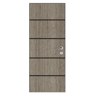 Interior door UPVC DOOR AZLE PUN09 80X200CM TEXES OAK Door frame Door window ประตูภายใน ประตู UPVC AZLE PUN09 80x200 ซม.