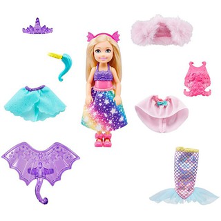 ภาพหน้าปกสินค้าBarbie™ Dreamtopia Chelsea™ Doll Dress-Up Set with 12 Fashion Pieces ตุ๊กตาเชลซี พร้อมชุดแต่งกายแฟชั่น 12ชิ้น GTF40 ที่เกี่ยวข้อง