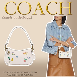 COACH C2766 SWINGER WITH GARDEN EMBROIDERY