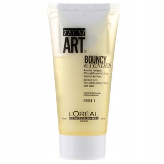 Loreal Tecni art bouncy &tender curly cream gel 150ml มาใหม่ครีมจับลอนนวตกรรมใหม่ ในหลอดมีครีมและเจลในหลอดเดียว สามารถใช