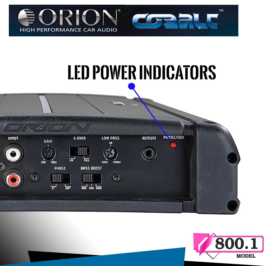 ลดพิเศษของแท้100-พาวเวอร์แอมป์รถยนต์-orion-รุ่น-cobalt-co800-1-แอมป์โมโนclass-a-b