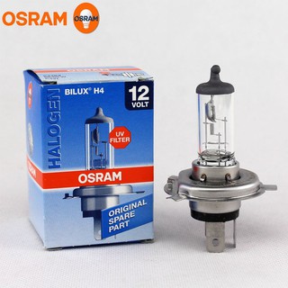 หลอดไฟรถยนต์ H4 12V osram แท้  มีวัตต์ ให้เลือก