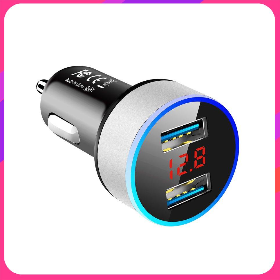 3-1a-ที่ชาร์จ-usb-คู่-พร้อมจอแสดงผล-led-ที่ชาร์จโทรศัพท์มือถือในรถยนต์-แบบสากล