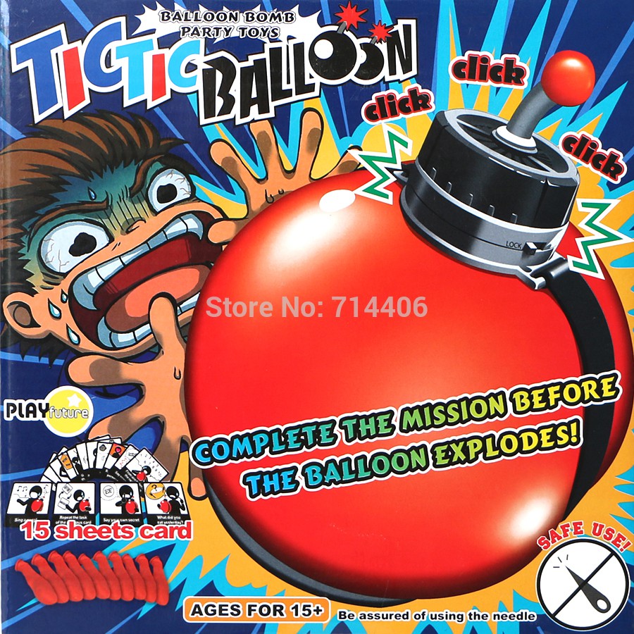 tictic-balloon-ลุกโป่งระเบิดเวลา-ทำภารกิจที่ได้รับมอบหมายให้เสร็จก่อนลูกโป่งระเบิด-บูม