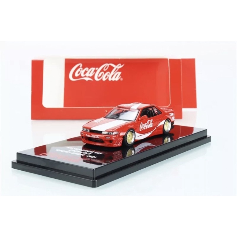 รถโมเดล-1-64-nissan-silvia-s13-rocket-bunny-v2-coca-cola-edition