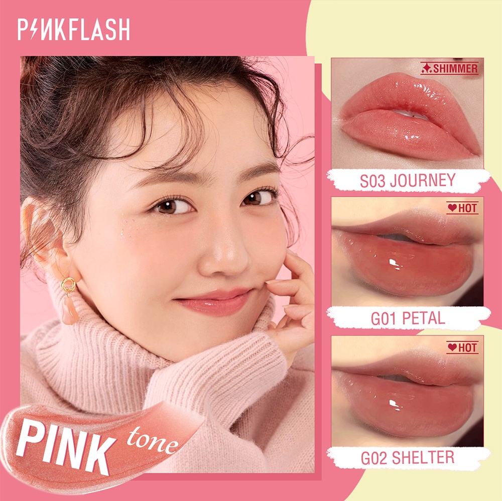 ข้อมูลเกี่ยวกับ Pinkflash Ohmygloss Hot Lip Gloss ลิปกลอส ให้ความชุ่มชื้นยาวนาน