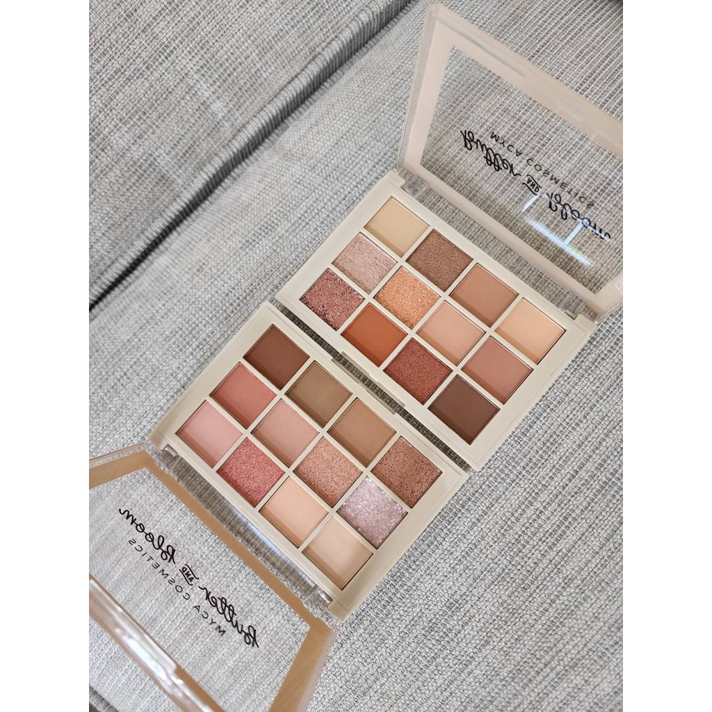 myca-ไมก้า-butter-amp-bloom-eyeshadow-palette-ไมก้า-อายแชโดว์-12-สี-บัตเตอร์แอนด์บลูม-ใหม่ล่าสุด-รับประกันของแท้