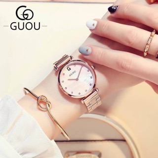 นาฬิกาแฟชั่น GUOU Watch