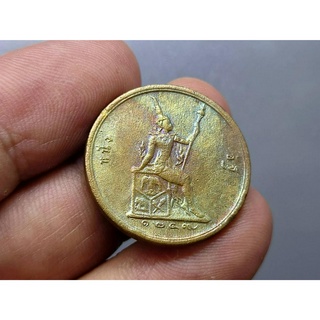 แท้ เหรียญอัฐทองแดง พระบรมรูป-พระสยามเทวาธิราช จ.ศ.1249 รัชการที่ 5