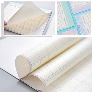 CHU Monthly Paper Pad 20 Sheets DIY Planner Desk Agenda School Office Supply