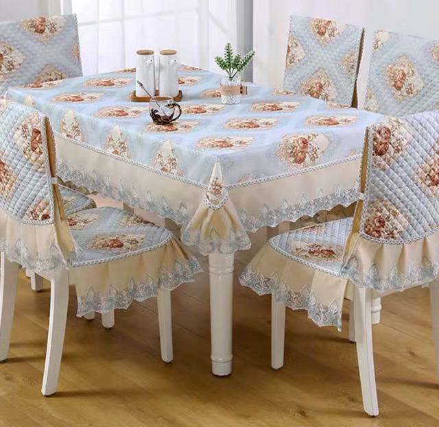 ชุดผ้าคลุมโต๊ะอาหาร-ชุดผ้าคลุมเก้าอี้-กดติดตามร้านค้ารับส่วนลดค่ะ