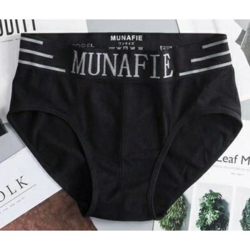 ภาพสินค้า071 ไม่มีถุง Boxerชาย แบรนด์Munafie ขอบตัดสี ผ้านิ่มใส่สบาย ไม่อึดอัด จากร้าน cok.popular บน Shopee ภาพที่ 4