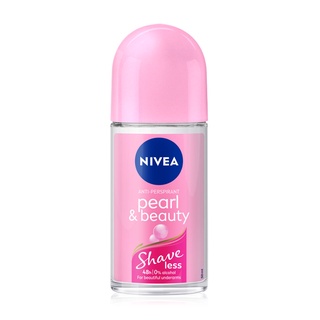 Nivea Deo Pearl and Beauty Shave less Roll On 50ml นีเวีย เพิรล์ แอนด์ บิวตี้ เชฟ เลส โรลออน50 ml