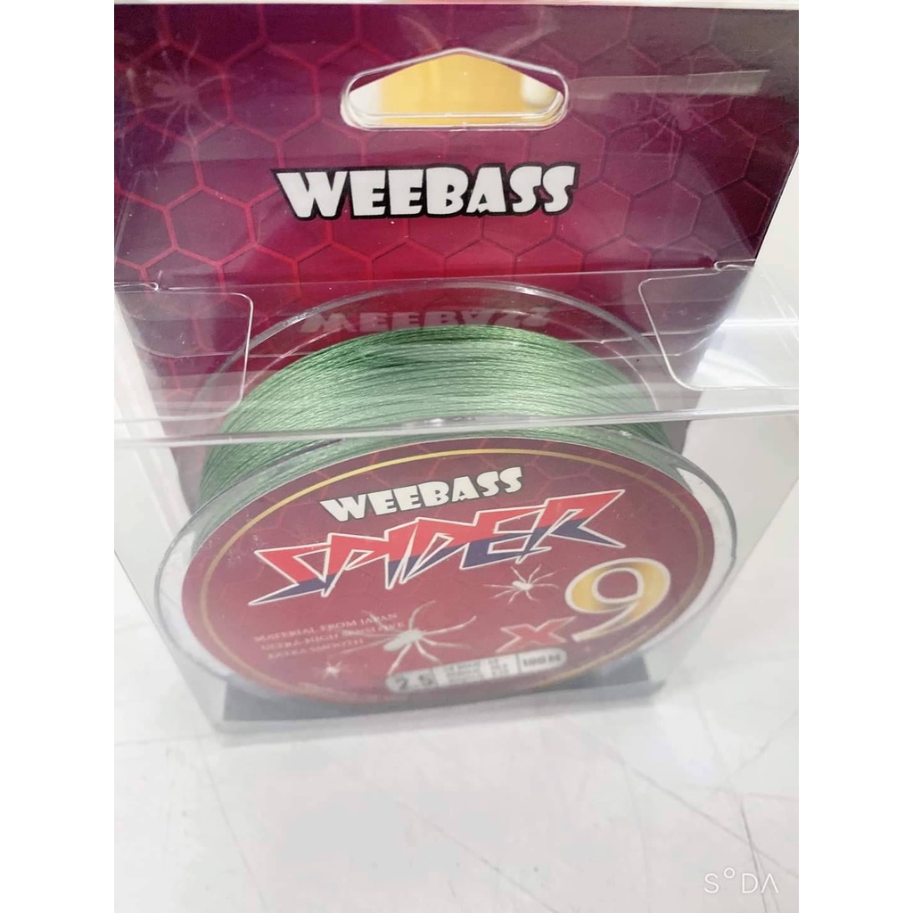 สายเอ็น-weebass-spider-x9-100m-เขียว