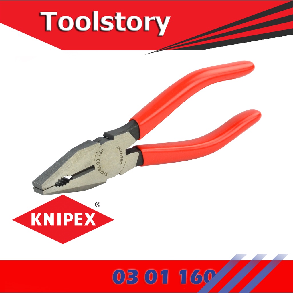 Knipex 160mm Combination Pliers With Insulated Handles – Chrome Finish, Multi-Grip Design - View #10