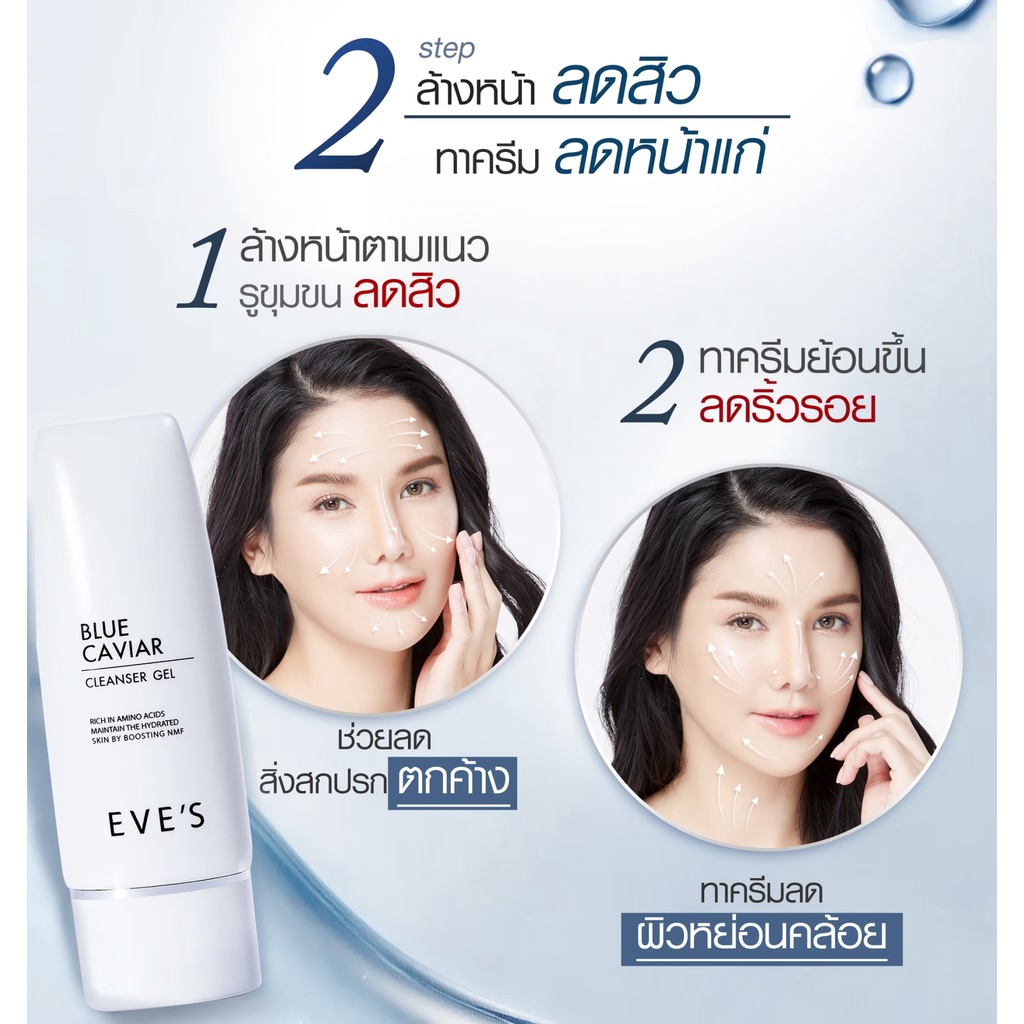 บลูคาร์เวียร์คลีนเซอร์เจล-blue-caviar-cleanser-gel-ผิวนุ่ม-ชุ่มชื้น-ลดการเกิดสิว-เสริมสร้างเกราะป้องกันผิวตามธรรมชาติ