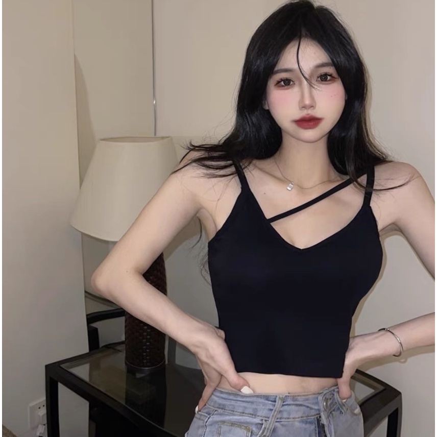diary-bratop1331-เสื้อสายเดี่ยวงานฝ้าย-มีฟองน้ำ-ผ้ายืด-ผ้านิ่มใส่สบายมาก