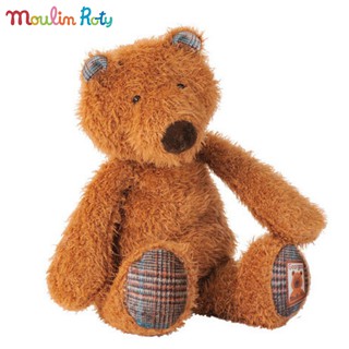 Moulin Roty ตุ๊กตาหมีกริซลี่แบร์ ขนนิ่มมาก สไตล์วินเทจ Grizzly Bear MR-720039