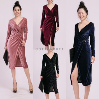 Velvet V Dress