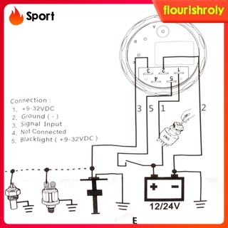 ภาพขนาดย่อของภาพหน้าปกสินค้า( Rolysport ) เครื่องวัดระดับน้ํามันเชื้อเพลิงกันน้ํา 52 มม . สีขาว จากร้าน flourishroly2.th บน Shopee ภาพที่ 6